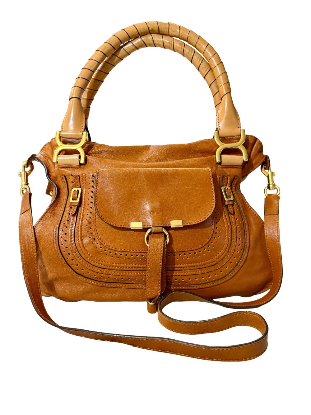 Authentic Chloé Marcie Animation Medium Hobo Bag